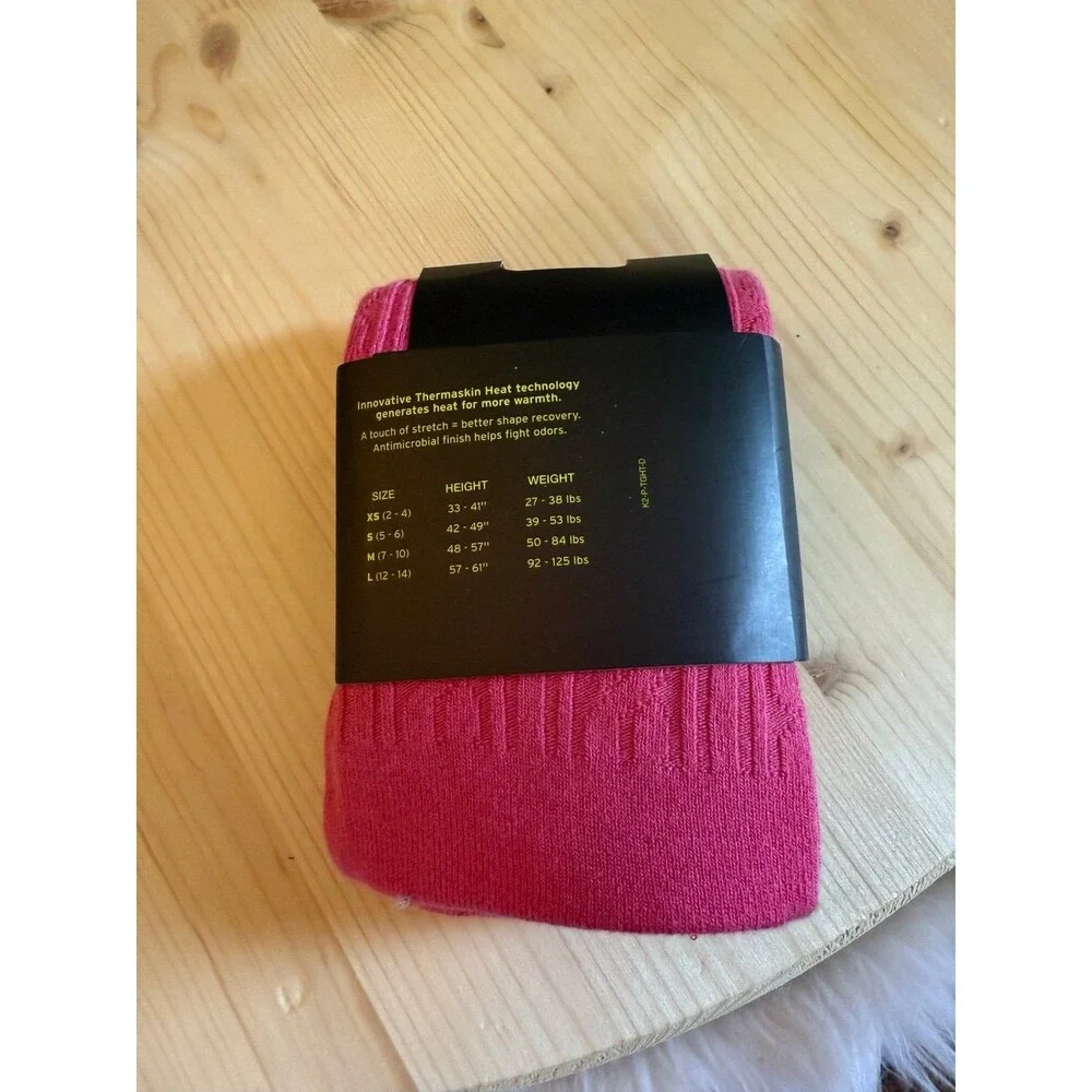 Lands End girls pink tights